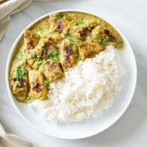 Hara Masala Chicken & Basmati Rice